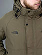 Куртка чоловіча The North Face TNF чорна демісезонна з капюшоном Зе Норт Фейс ТНФ, фото 11