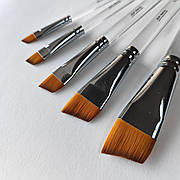 Набір діагональних кистей GrimMaster Nadiia 5 шт