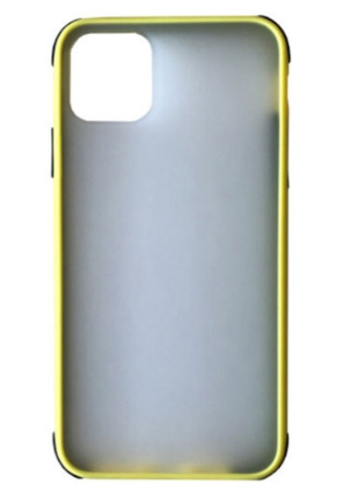 Чохол для iPhone 11 - GLADIATOR Matte Case, Yellow+Black