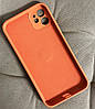 Силіконовий чохол для iPhone 11 - Ring Color case, Orange, фото 4