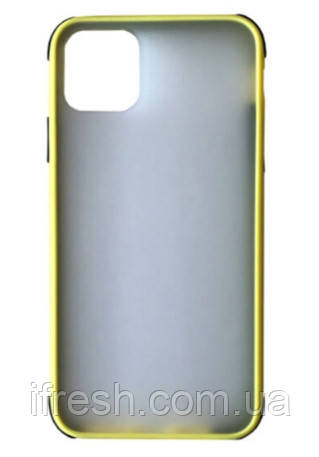 Чохол для iPhone 11 - GLADIATOR Matte Case, Yellow+Black, фото 1