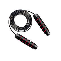 Скакалка швидкісна для кросфіту Cornix Speed Rope Classic XR-0150 Black/Red Poland, фото 4