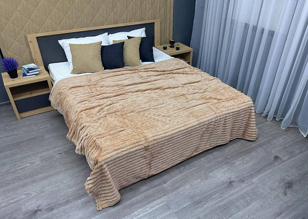 Неймовірно м'який та оксамитовий Плед 200х220 Тканина Плюш, фото 1