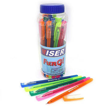 Wiser "Fun GL" Ручка масляна синя 0,6 мм fun-gl-bl G-Rich