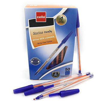 Ручка масляна синя "Cello" (аналог BIC) 2216-CL G-Rich