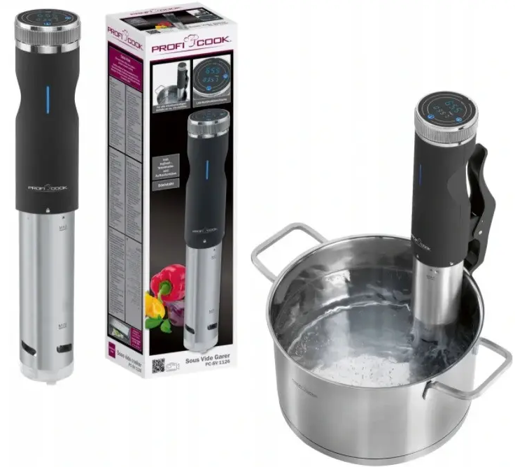 Апарат Су-Вид Profi Cook PC-SV 1126 Sous Vide Cooker (800 Вт, 7-8 л/хв, Німеччина), фото 1
