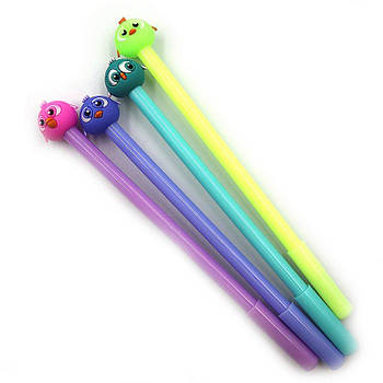 Ручка дитяча з іграшкою "Birds" синя синя, mix 9610DSCN G-Rich