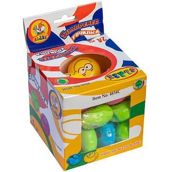 Стругачка з контейнером Joker, асорті, в дисплеї 4834C G-Rich