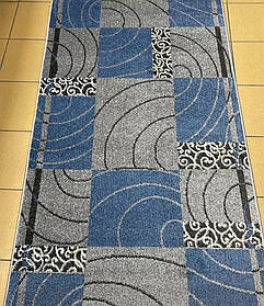 Сучасний ковролін AQUA 02578 B BLUE-GREY