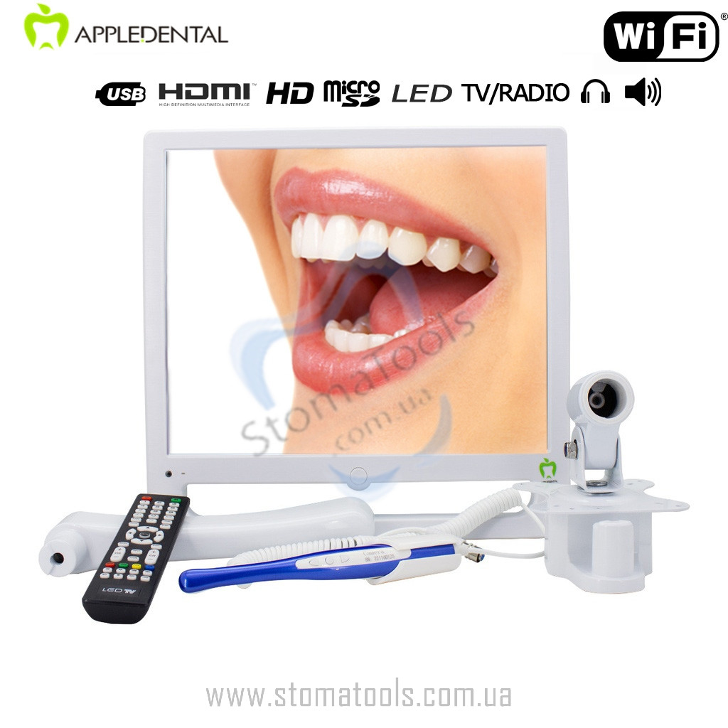 Стоматологічна інтраоральна камера з монітором та Wi-Fi підключенням - Appledental V2.0