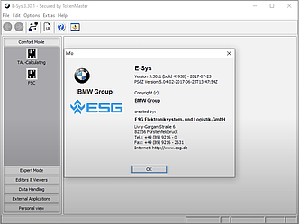 Встановлення E-Sys 3.30.1 + E-Sys Launcher PRO v2.8.1 + PsdzData Full / lite для кабеля Enet або icom