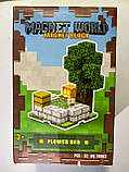 Магнітний конструктор Майнкрафт «Magnet world», Flower bed 32 деталей T9902, фото 2