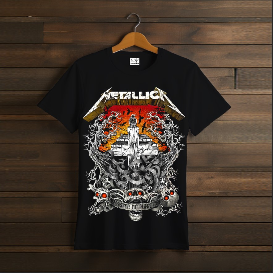 Футболка унісекс з принтом "Metallica", металіка, лого, група, фанат, подарунок, Rock Band, група, гурт, рок, музиканти, виконавці