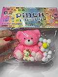 Сквіш « Таба лапка» ексклюзив Рожевий ведмедик Тедді, фото 2
