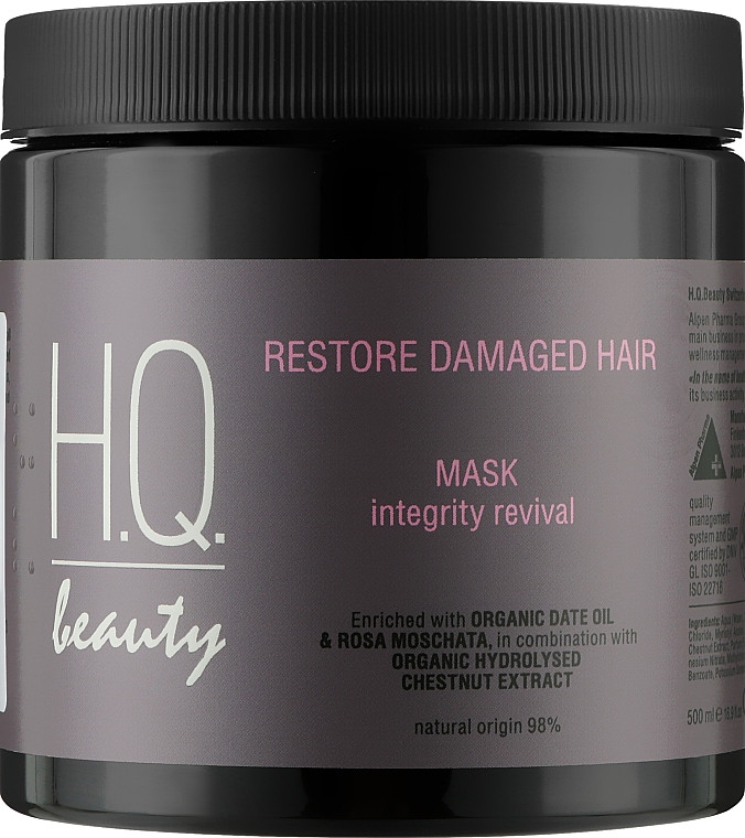Маска H.Q.Beauty Restore Damaged Hair для пошкодженого волосся 500мл