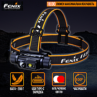 Налобний Ліхтар Fenix ​​HM70R Світлодіодний Ліхтарик Акумуляторний з Червоним Світлом до 1600 лм 5000 мАгод