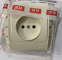 Розетка 1-а кремова EL-BI ZIRVE 0357