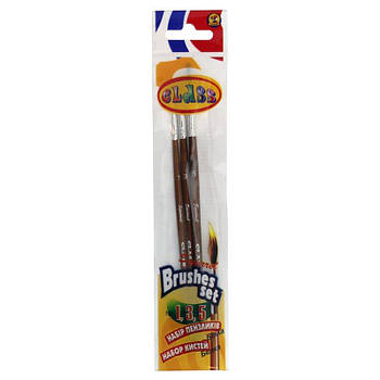 Набір кистей білка в полібізі №1,3,5 7612 G-Rich