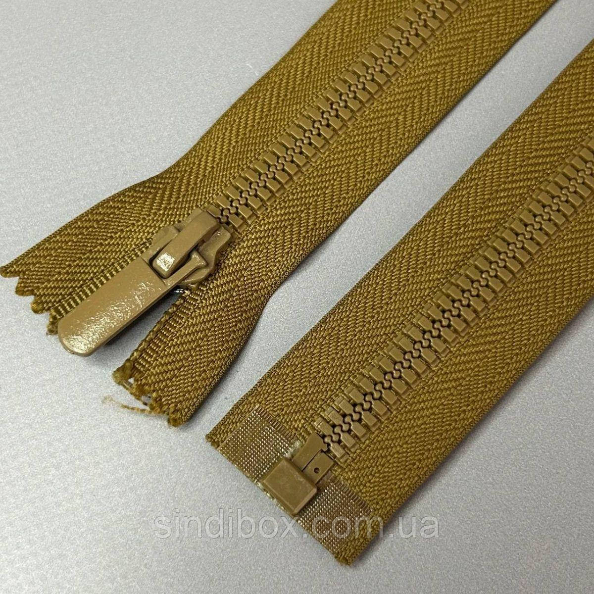 (гірчична) Роз'ємна блискавка Баришівка 80см, фото 1