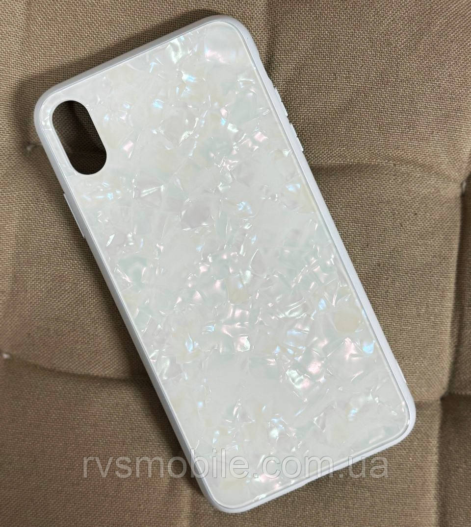 Чохол для iPhone XS Max - Marble Мармур, Білий (Full Case)