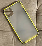 Чохол для iPhone 11 - GLADIATOR Matte Case, Yellow+Black, фото 3
