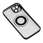 Магнітний чохол XON PhoneCase Magnetic для iPhone 14 Plus (PCMC1114200B 7904) Чорний/Прозорий, фото 5