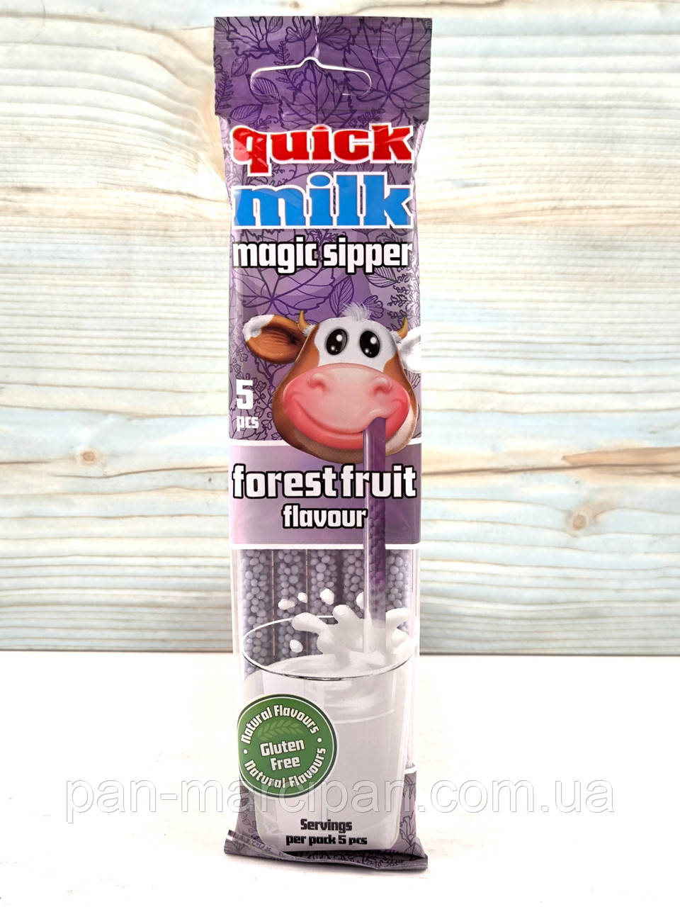 Трубочки для молока Quick Milk Forest fruit 5 шт., фото 1
