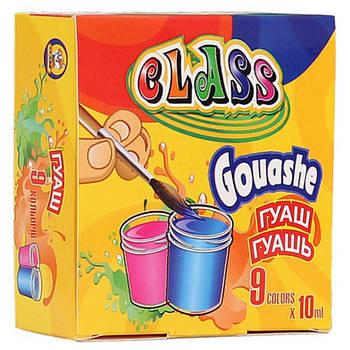 Фарби гуашові 9 кольорів 90 мл 7618 G-Rich