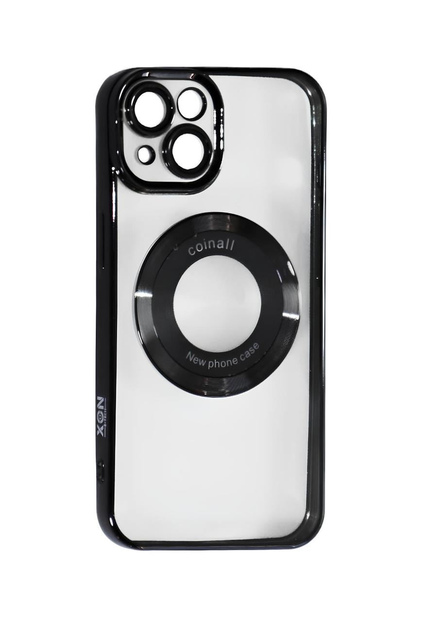 Магнітний чохол XON PhoneCase Magnetic для iPhone 14 (PCMC1114100B 7911) Чорний/Прозорий