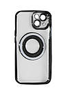 Магнітний чохол XON PhoneCase Magnetic для iPhone 14 (PCMC1114100B 7911) Чорний/Прозорий, фото 4
