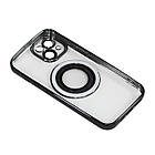 Магнітний чохол XON PhoneCase Magnetic для iPhone 14 (PCMC1114100B 7911) Чорний/Прозорий, фото 5