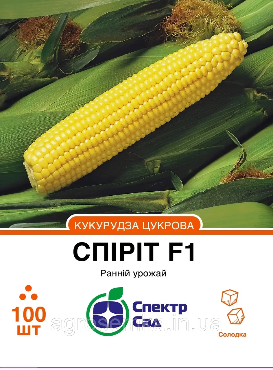 Цукрова кукурудза Спіріт F1, 100 шт Спектр сад / Syngenta