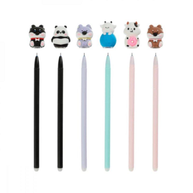 Ручка гелева пиши-прання ZiBi FUNNY ANIMALS ZB2221 синя 642526