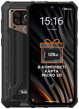 Смартфон Sigma mobile X-treme PQ55 / 6,53" / 6+64Гб / 15000 мАг / IP68 / Black, фото 1