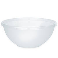 Салатниця пластикова 2,5 л Гемопласт, прозора