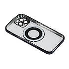Магнітний чохол XON PhoneCase Magnetic для iPhone 12 Pro (PCMC1112300B 7973) Чорний/Прозорий, фото 5