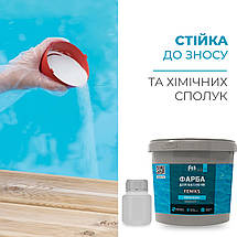 Фарба для фонтану 2 компонентна епоксидна 4,5 кг FENIKS, фото 5