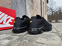 Чоловічі кросівки Nike Air Max Plus TN Black чорні, фото 6