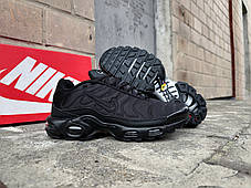 Чоловічі кросівки Nike Air Max Plus TN Black чорні, фото 3