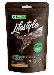 Nature's Protection (Нейчерс Протекшн) duck and cod rolls - Ласощі для підтримки здорової шкіри та блискучої шерсті у собак