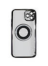 Магнітний чохол XON PhoneCase Magnetic для iPhone 11 Pro Max (PCMC1111400B 8000) Чорний/Прозорий, фото 4