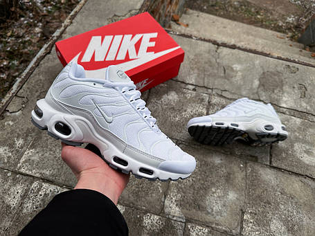 Чоловічі кросівки Nike Air Max Plus TN White білі, фото 1