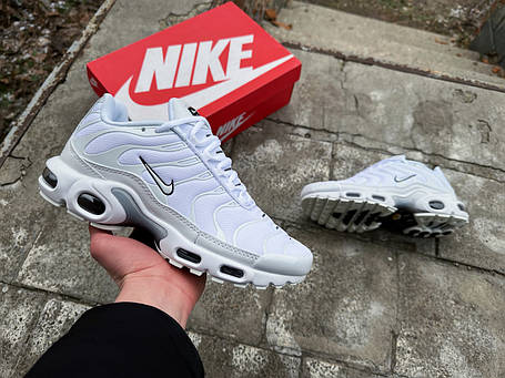 Чоловічі кросівки Nike Air Max Plus TN White білі, фото 1