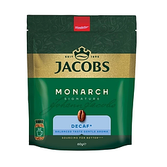 Кава Jacobs Monarch без кофеїну розчинна 60 г у м'якій упаковці