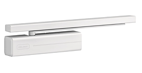 Дверний доводчик з шиною ASSA ABLOY DC300 до 60 кг до 950 мм колір RAL9016 білий