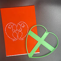 3D-формочки-вирубки для пряників "Папугайчики"