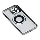 Магнітний чохол XON PhoneCase Magnetic для iPhone 13 Pro Max (PCMC1113400G 68079) Сірий/Прозорий, фото 5