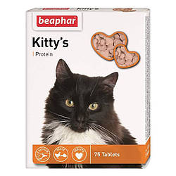 Beaphar (Беафар) Kitty's Protein Вітаміни з протеїном для дорослих котів 75 табл