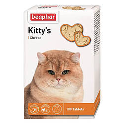 Beaphar (Беафар) Kitty's Cheese Вітаміни з сиром для дорослих котів 180 табл