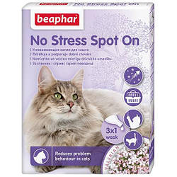 Beaphar (Беафар) No Stress Spot On Заспокійливі Краплі для котів 3 піпетки